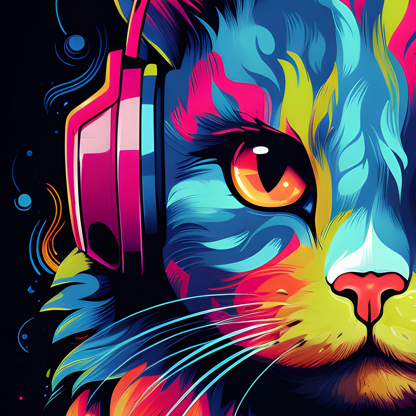 Gaming Cat Front
