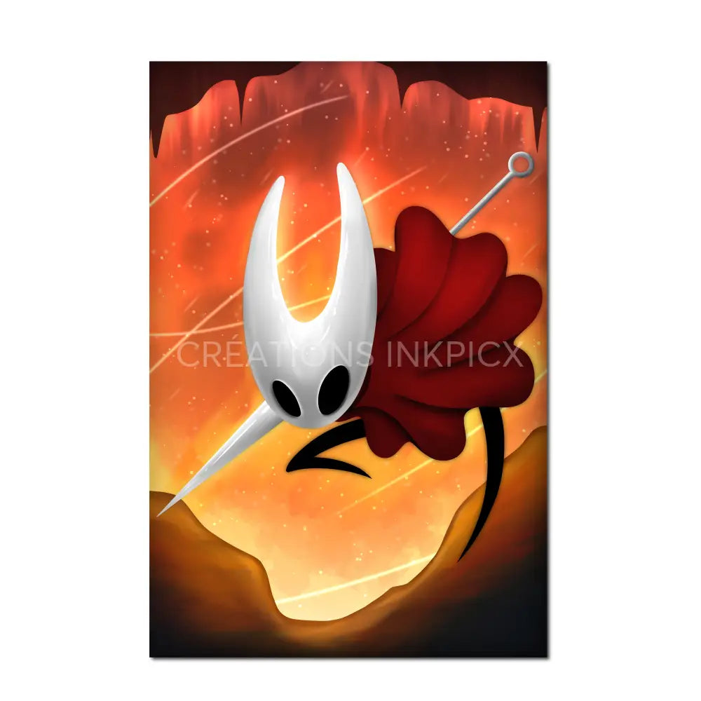 Fiery Hornet (Hollow Knight) Poster
