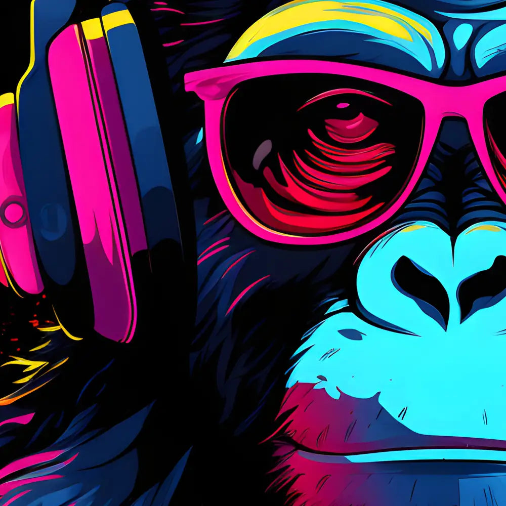 Gaming Monkey Front Poster