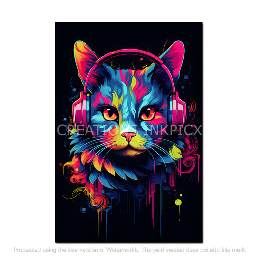 Gaming Cat Front