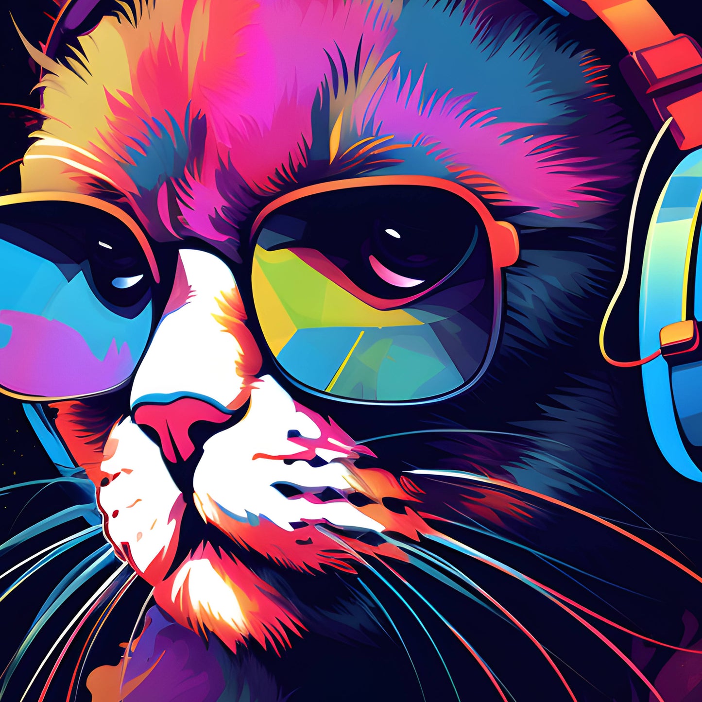 Gaming Cat Side