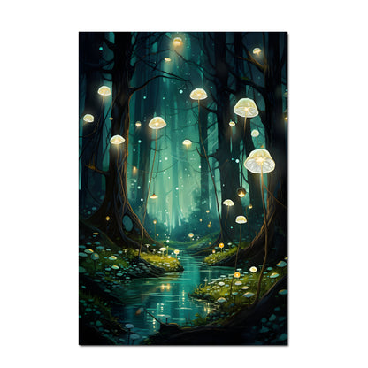 Glowing Mushroom Forest