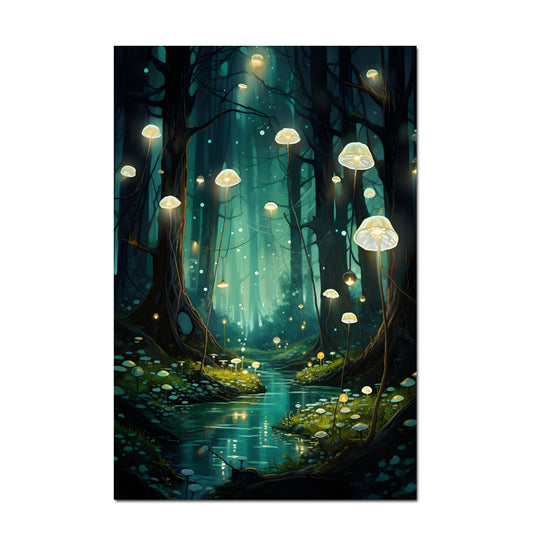 Glowing Mushroom Forest