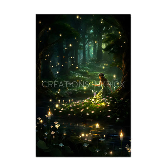 Firefly Forest Poster