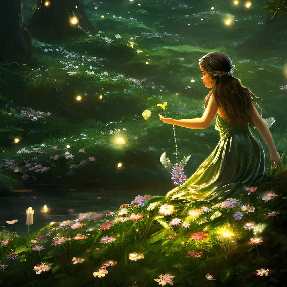Firefly Forest Poster