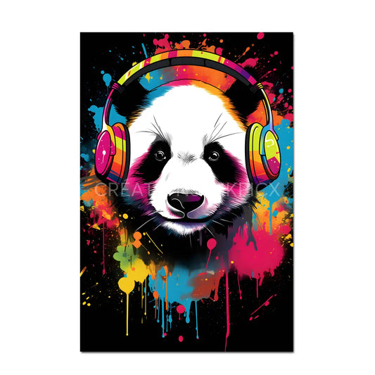 Gaming Panda Front Poster