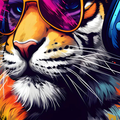 Gaming Tiger Side Poster