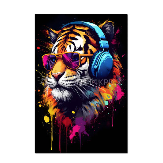 Gaming Tiger Side Poster