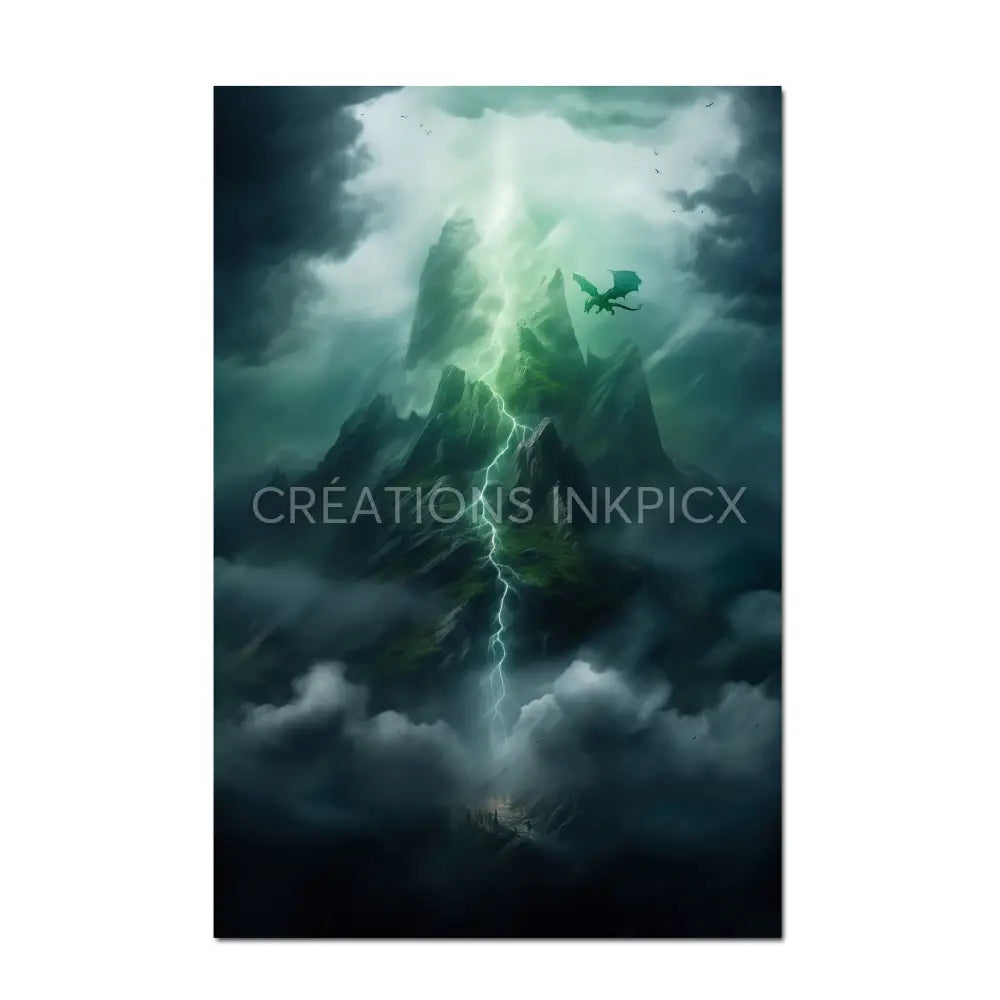 Green Lightning Poster