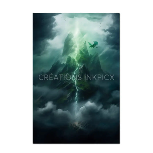 Green Lightning Poster