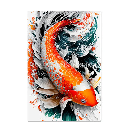 Koi Fish Poster