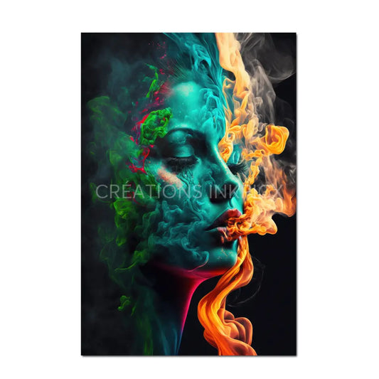 Mist-Enshrouded Beauty Poster