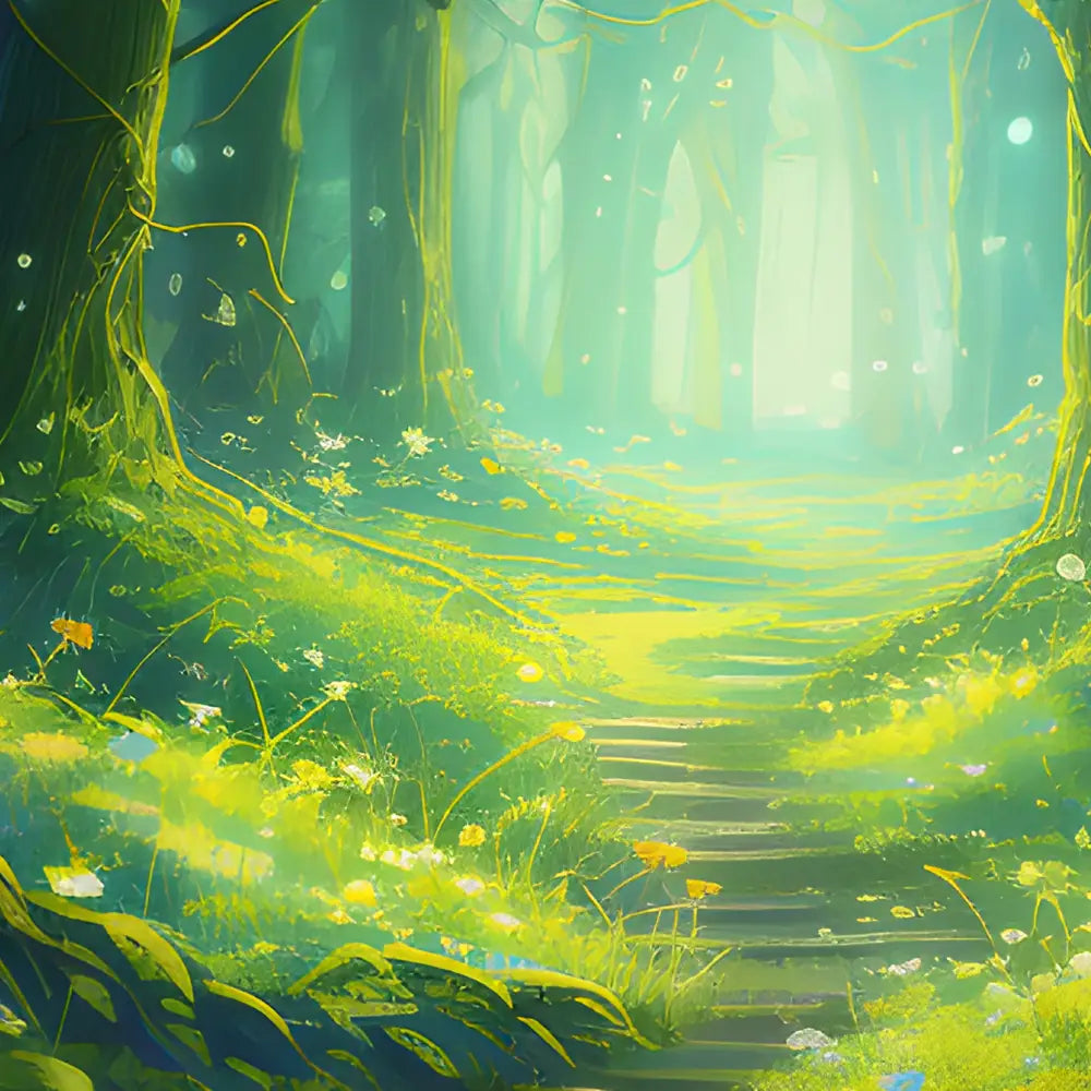 Peaceful Grove Poster
