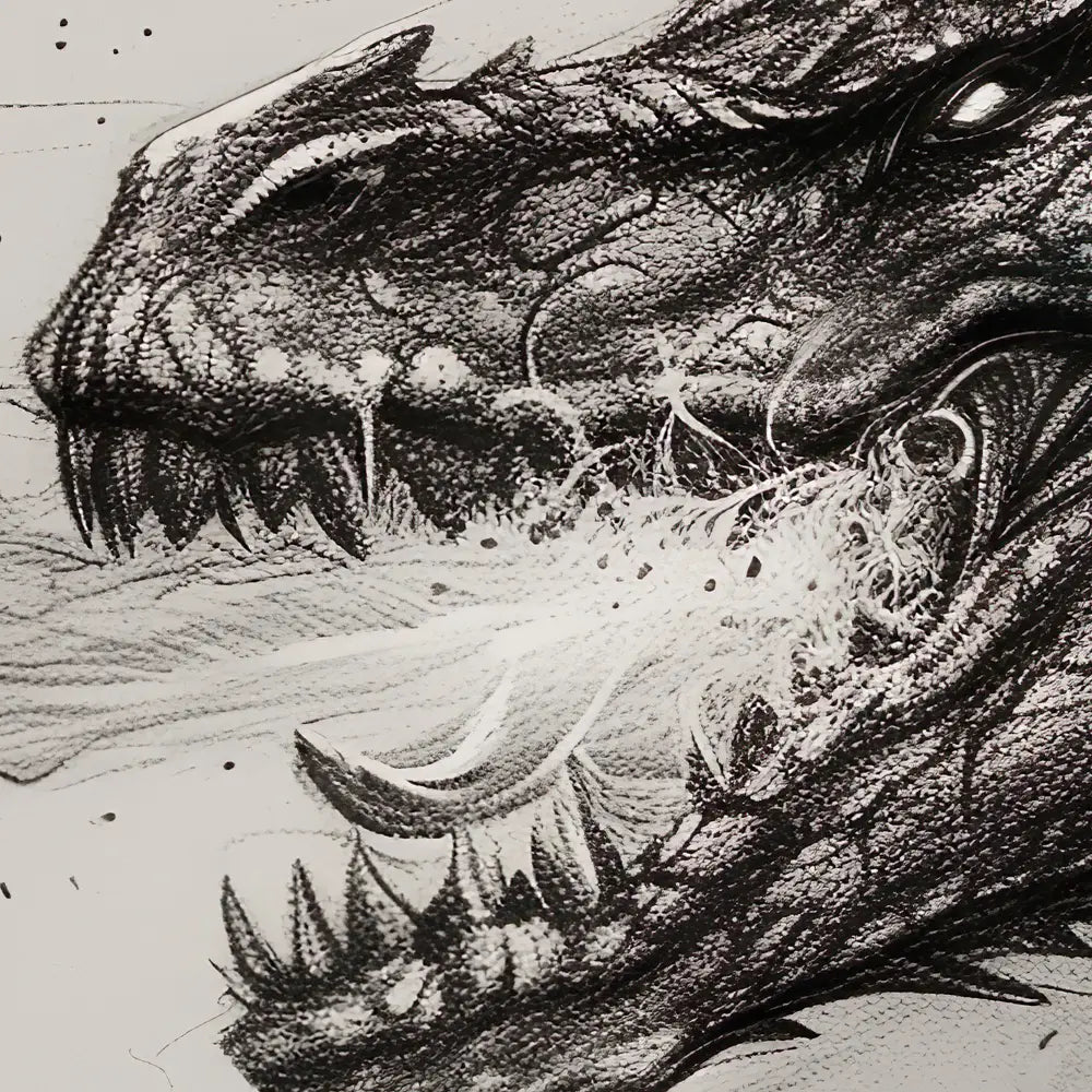 Shadow Dragon (3 pieces) Poster