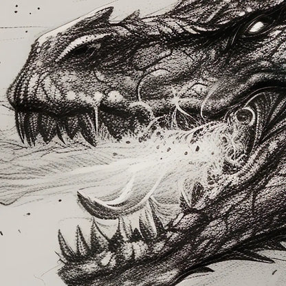 Shadow Dragon (3 pieces) Poster