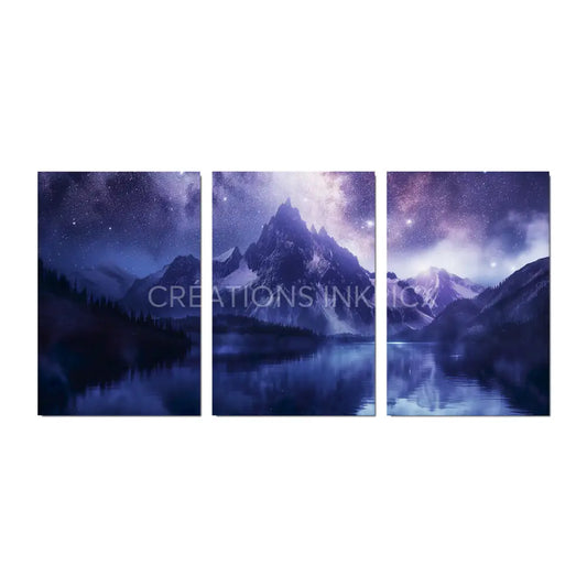Triple Mountain (3 pieces) Poster