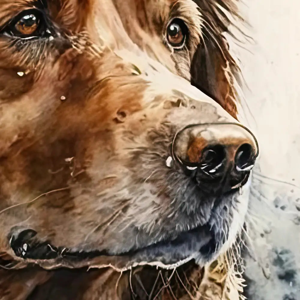 Watercolor Chesapeake Bay Retriever Poster