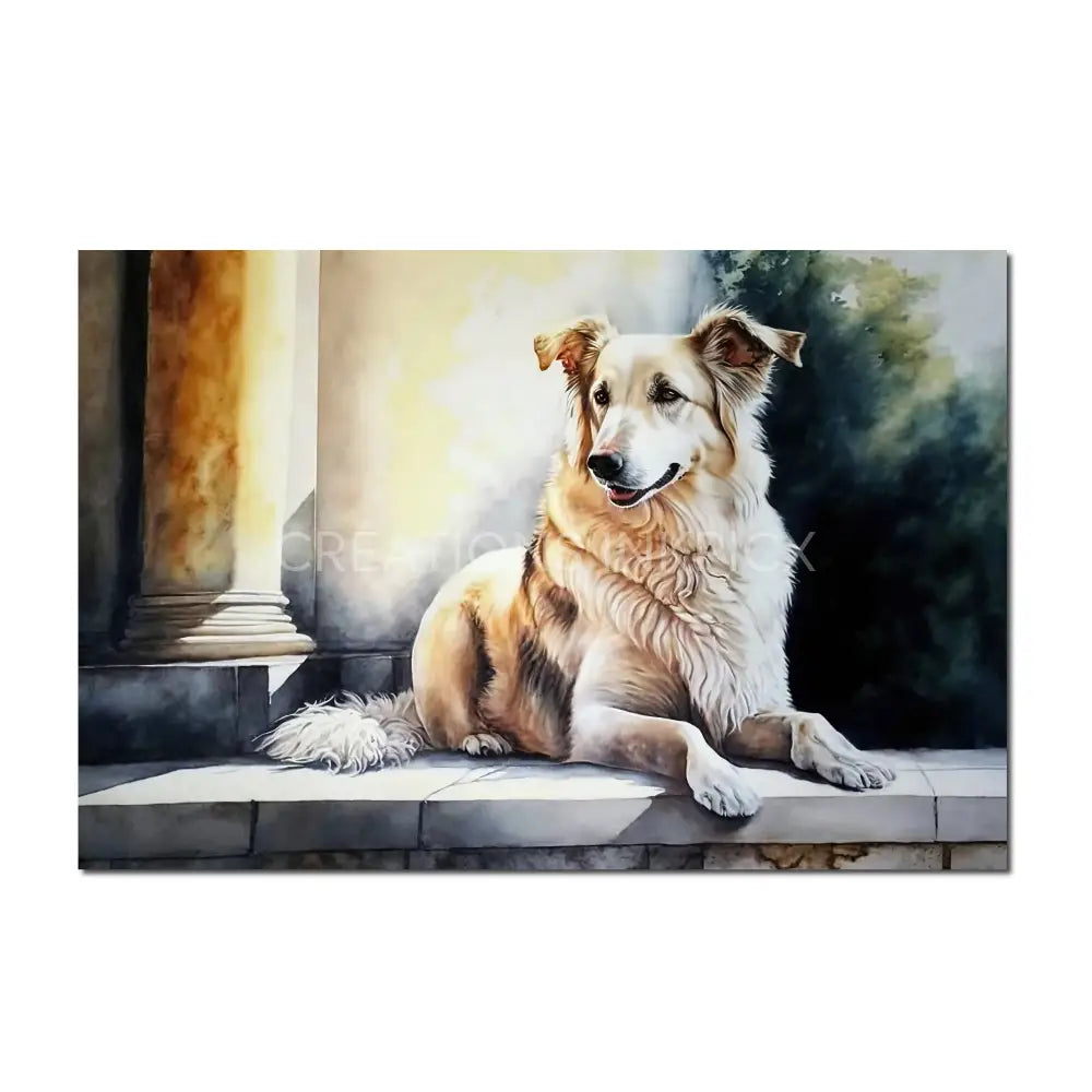 Watercolor Dog Poster