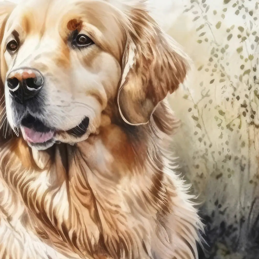 Watercolor Golden Retriever Poster