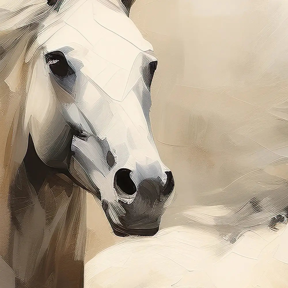 Watercolor Horses Poster